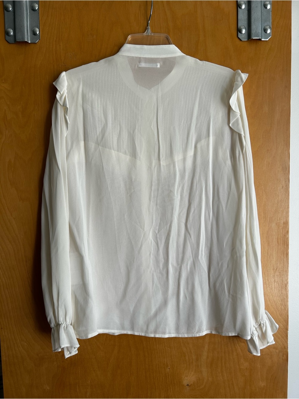 Reformation Charly Blouse, Size L - Picture 5 of 7